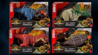 New Jurassic World Rebirth Wild Roar Figures In-box Images!!