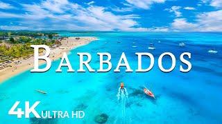 FLYING OVER BARBADOS (4K UHD) - Soothing Music Along With Beautiful Nature Video - 4K Video ULTRA HD