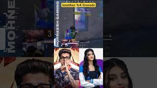 TEAM JONATHAN VS PAYAL GAMINGJONATHAN 1v4 WITH GRENADEGRENADE OR WOTT#jonathan #payalgaming