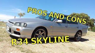 Pros and Cons of owning an R34 Nissan Skyline - Review