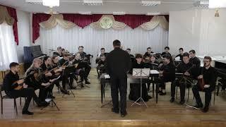 Оркестр народных инструментов ГБПОУ "Арзамасский музыкальный колледж". Дирижёр Петр Туляков.