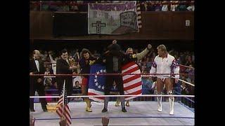 Undertaker joins "All Americans" 1993 Survivor Series team with Lex Luger & The Steiner Bro's (WWF)