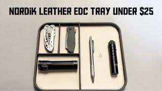 EDC Tray by Nordik Leather - Now Under $25