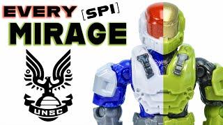 Mega Construx Halo Infinite MIRAGE (SPI) Spartan Comparison