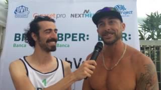 Riccardo Giumelli ed Eugenio Amore al Beach Volley Italia Tour