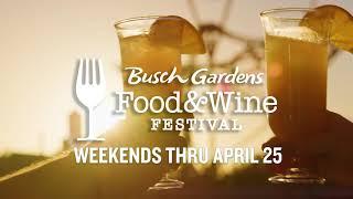 2021 Food & Wine Festival | Busch Gardens Tampa Bay