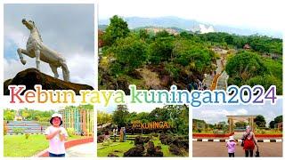 KEBUN RAYA KUNINGAN 2024 || taman tematik bunga kuning di kuningan