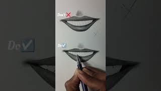 How to draw teeth #art #drawing #sketch #artist #ytshorts #viralvideo #funnyshorts #shorts