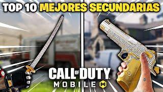 TOP 10 MEJORES ARMAS SECUNDARIAS PARA RANKED EN LA NUEVA TEMPORADA COD MOBILE /STAR PARDO/COD MOBILE