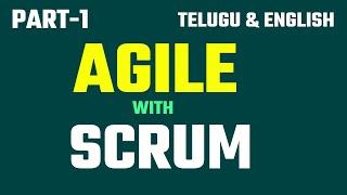 Agile with Scrum Tutorials | step by step Telugu & English  | Freshers | Exp| Gap Studnets | by kk