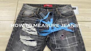 How to Measure Jeans Pants