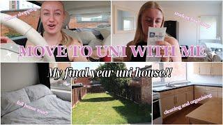 MOVING INTO MY FINAL YEAR UNI HOUSE VLOG ️ Full house tour, home & food shops and organising!! 