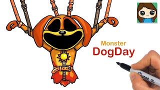 How to Draw Monster DogDay | Smiling Critters Poppy Playtime