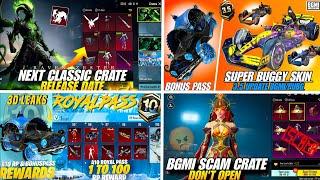 Next Classic Crate Bgmi | A10 Bonus Pass Bgmi Leaks | Bgmi Next Classic Crate | New Buggy Skin Bgmi