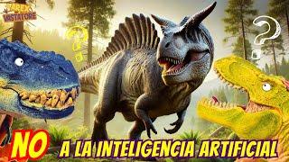 REACCIÓN A DINOSAURIOS generados por LA INTELIGENCIA ARTIFICIAL  Arex y Vastatore