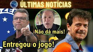 DEMISSÃO É PRA JÁ! NETO DETONA DINIZ E FAZ GRAVE ACUSAÇÃO CONTRA O TÉCNICO! CRUZEIROXRACING.