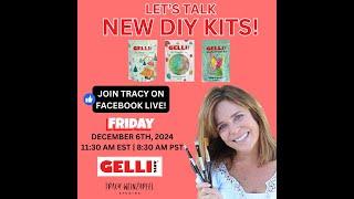 Gelli Arts® NEW DIY Kits LIVE Recording with Tracy Weinzapfel