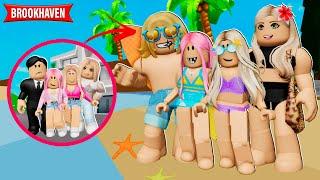 A FAMÍLIA da CIDADE que SE MUDOU para UMA ILHA! Historinha Brookhaven ROBLOX