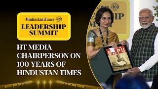 HT Media Chairperson Shobhana Bhartia Welcomes PM Modi To HTLS 2024, Speaks On 100 Years Of HT