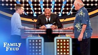 Terry Bradshaw BEGS Steve Harvey to ask a football question! | Celebrity Family Feud