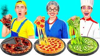 Reto De Cocina Yo vs Abuela | Situaciones Divertidas de Comida por TeenChallenge