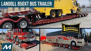 Landoll 850XT Bus Hauler,  RV Coach, Truck Lowboy Trailer