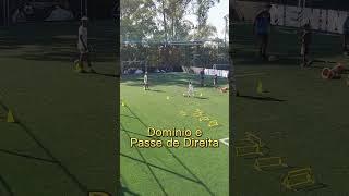 Coordenação e passe no Treino do Sub 8