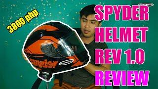 Spyder Rev Helmet Full Review - Saxonwheels Motovlog