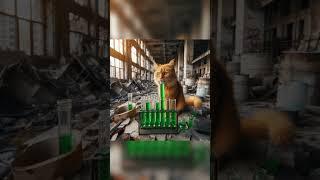 Hero cat|The cat saved the city from a mutant rat. #shorts #cat #kitten #ai