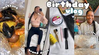 birthday vlog | seafood mukbang, brand deals, great things are happening, free bday eats