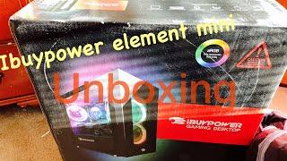 Ibuypower element mini gaming pc unboxing