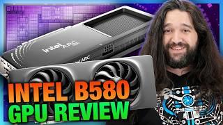 Intel Arc B580 'Battlemage' GPU Review & Benchmarks vs. NVIDIA RTX 4060, AMD RX 7600, & More