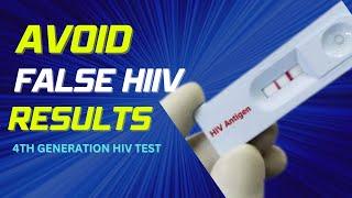 When should one repeat 4th generation HIV test post exposure? HIV test kit positive result.