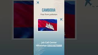 Cambodia Contract Visa 1-Year800 USD Salary