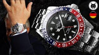 Who needs Rolex? Davosa Ternos Ceramic GMT Pepsi Diver - Unboxing - Test - www.watchdavid.de