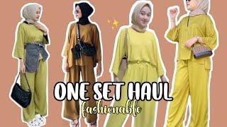 SHOPEE HAUL ONE SET KEKINIAN FASHIONABLE + GIVEAWAY