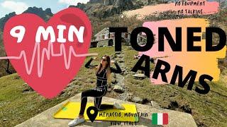 #tonedarms 9 MIN TONED ARMS UPPER BODY WORKOUT Menaggio Mountain View ITALY CHRISTINA CHISLOVA