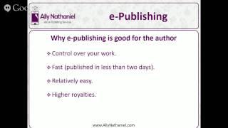 Introduction to e-publishing