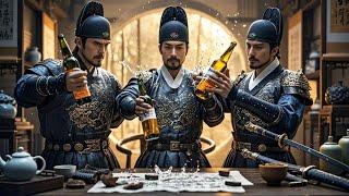 中国功夫：三位穿越的古代功夫大师！Three ancient kung fu masters who traveled through time#搞笑#特技#功夫