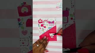  Have leftover stickers & large scraps? #cardmaking #valentinesday #stickers