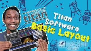 Basic layout of Avolites Titan - Easy to use Lighting Control Software