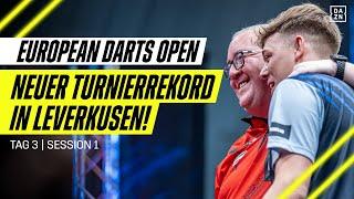 Bunting spielt 117er-Average & Schindler muss kämpfen: European Darts Open: Tag 3 - Session 1 | DAZN