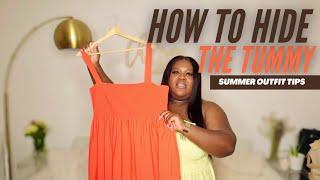 WHAT TO WEAR TO HIDE THE TUMMY | PLUS SIZE GIRL HACKS TO HIDE THE TUMMY