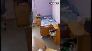 Детская больница в Киеве после ракетной атаки