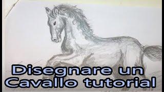 Come disegnare un cavallo che corre tutorial