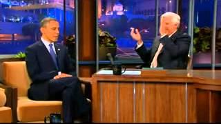 Obama Mocks Trump On Leno.