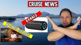 ANOTHER BANNED CRUISE ITEM, NO MORE PIZZA, MORE CRUISE NEWS