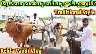 Rekla Vandi Vlog Tamil||Our Traditional Culture||How To Ride Rekla Vandi||Kangayam Breed|Dhanush Now