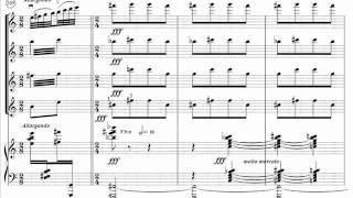 Hamelin plays Ornstein - Piano Quintet (1st mvt) Audio + Sheet music