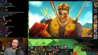 Asmongold Reacts to Captain Grim Machinima's to Hype Up The Release of WoW Classic